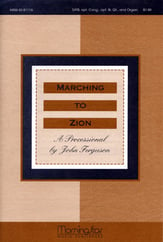 Marching to Zion SATB choral sheet music cover